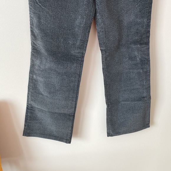NWT Vintage corduroy Unisex Pants Jeans Grey & Black Easy Fit Flared - Picture 5 of 12